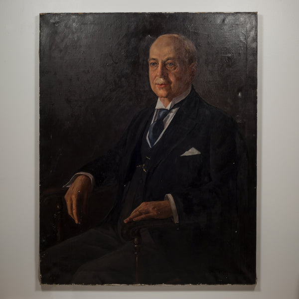 Louise Hahn Oil on Canvas Protrait 1933