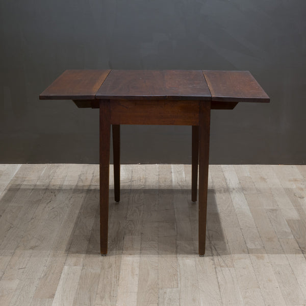 Rustic Drop Leaf Dining Table/Console c.1940