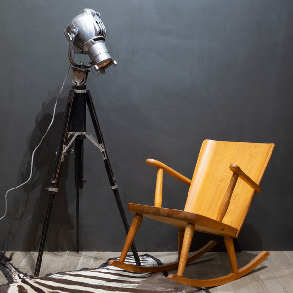 Nordic Pine Rocking Chair by Göran Malmval for Svensk Fur, Sweden c.1950