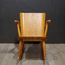 Nordic Pine Rocking Chair by Göran Malmval for Svensk Fur, Sweden c.1950