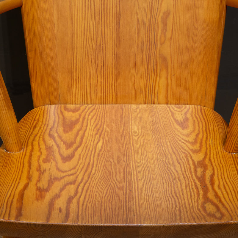 Nordic Pine Rocking Chair by Göran Malmval for Svensk Fur, Sweden c.1950