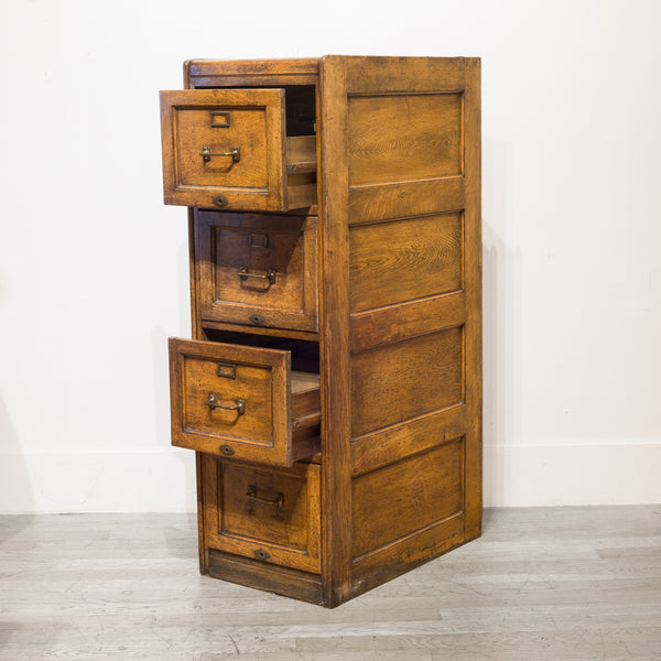 Four Drawer Oak File Cabinet c.1930