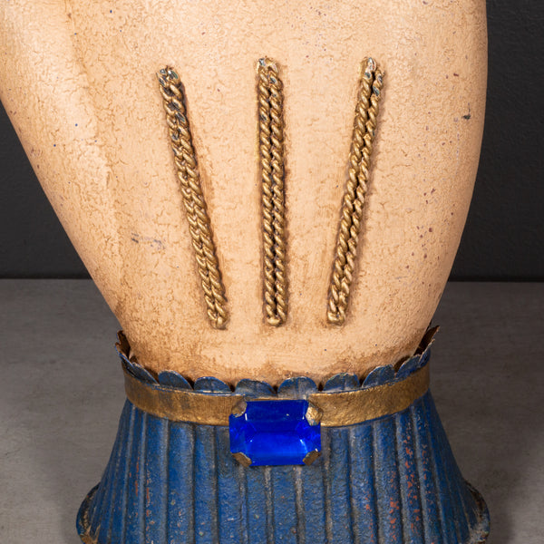 Early 20th c. French Toleware Glove Maker's Store Sign c.1940