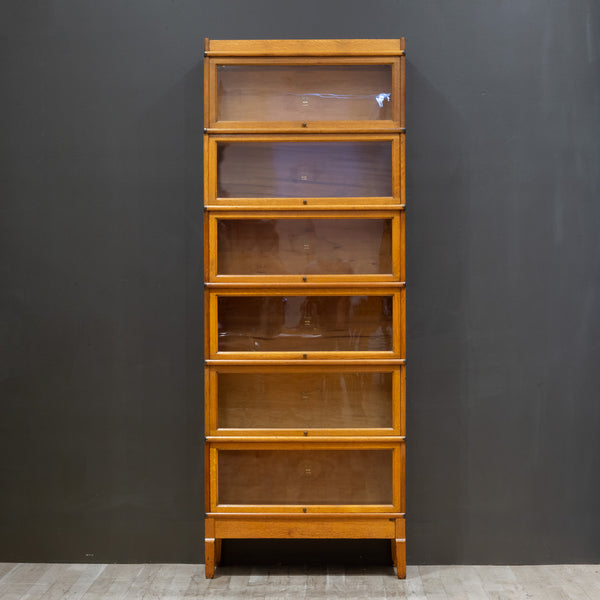 Antique Macey Furniture 6 Stack Lawyer's Bookcase c.1910-Oak Finish