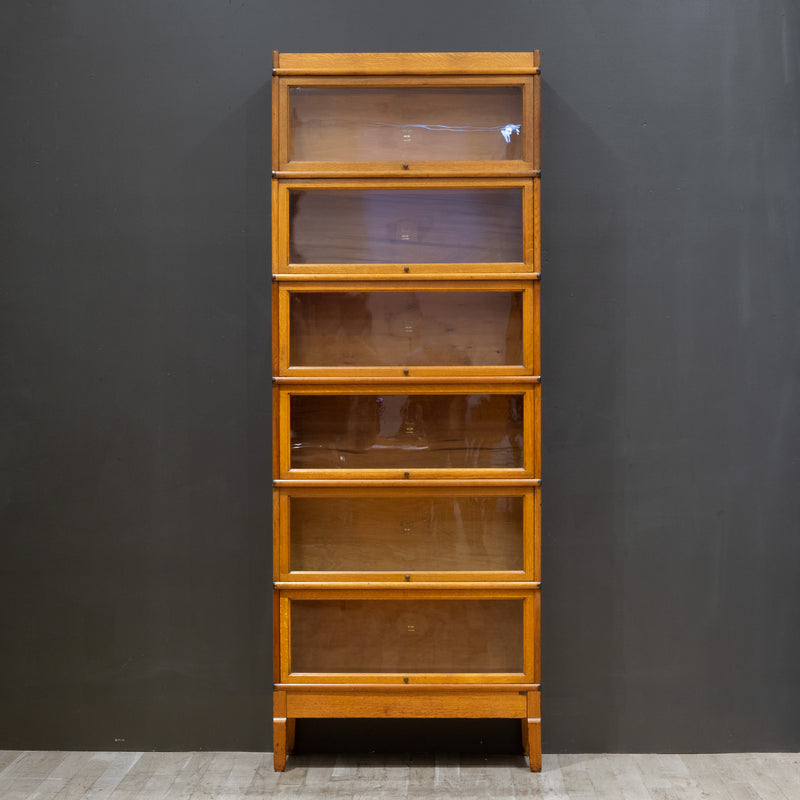 Antique Macey Furniture 6 Stack Lawyer's Bookcase c.1910-Oak Finish