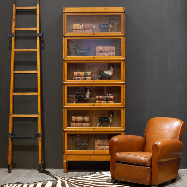 Antique Macey Furniture 6 Stack Lawyer's Bookcase c.1910-Oak Finish