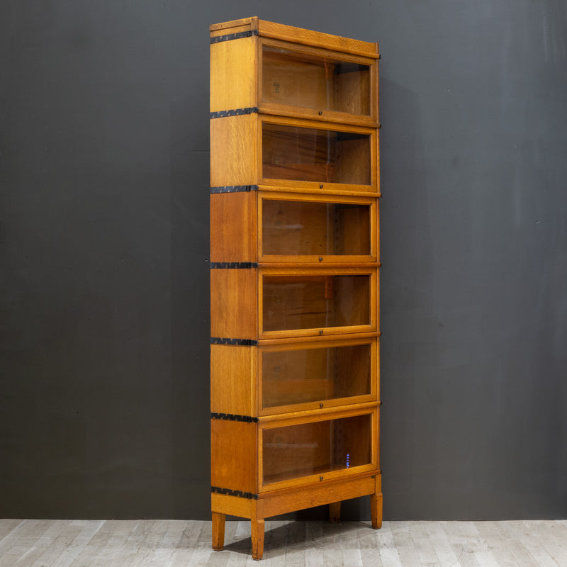 Antique Macey Furniture 6 Stack Lawyer's Bookcase c.1910-Oak Finish