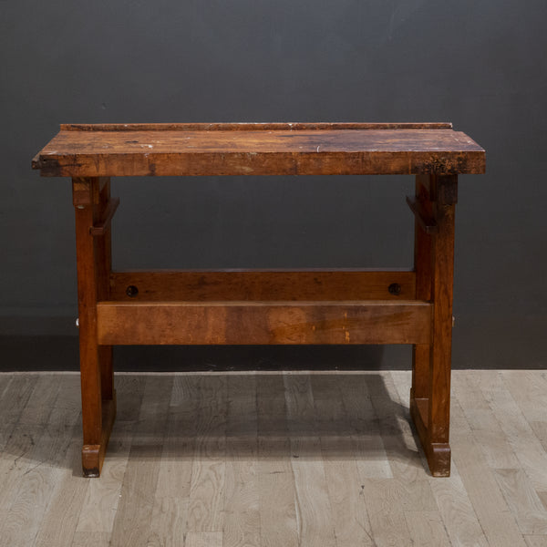 Antique American Carpenter's Workbench c.1910-1930