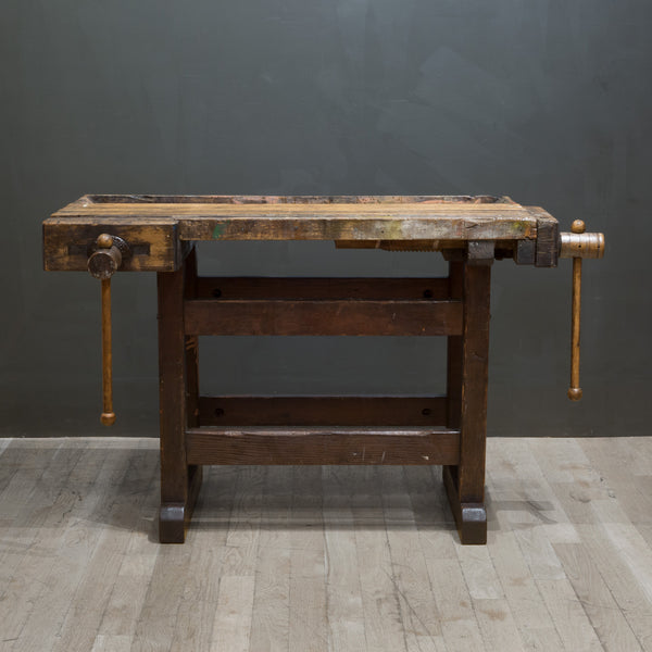 19th c. American Carpenter's Workbench c.1880-1900