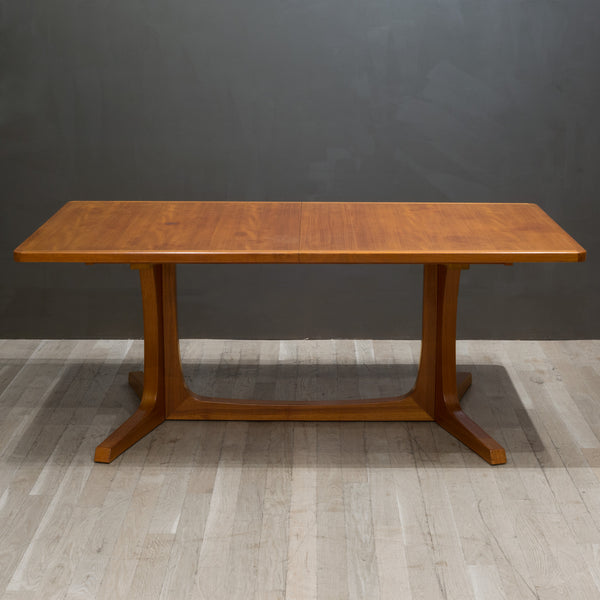 Mid-century Expandable Gudme Mobelfabrik Gudme Solid Teak Dining Table c.1960