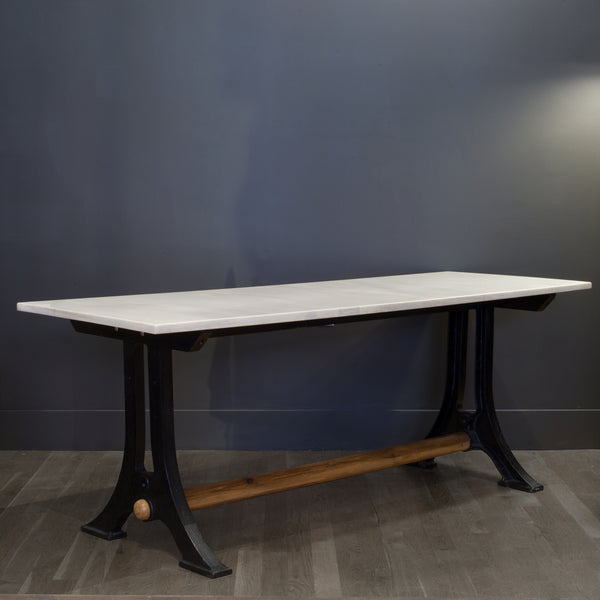 French Baker's Marble Work Table, c.1800