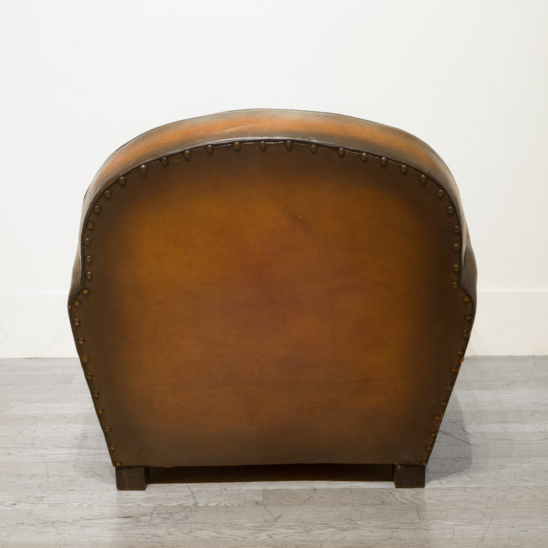 French "Cinema" Sheep Hide Club Chairs c.1940
