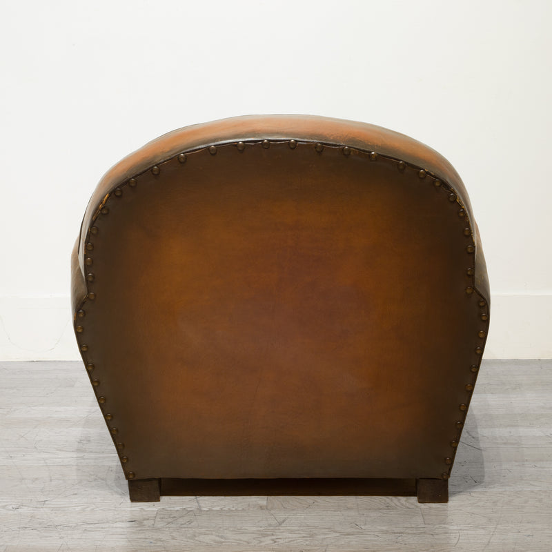 French "Cinema" Sheep Hide Club Chairs c.1940