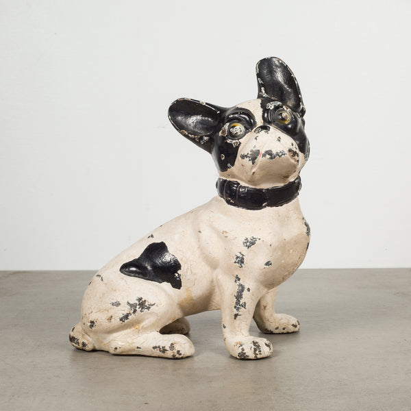 Cast Iron French Bulldog Doorstop by Hubley c.1910-1940