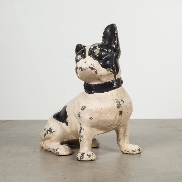 Cast Iron French Bulldog Doorstop by Hubley c.1910-1940