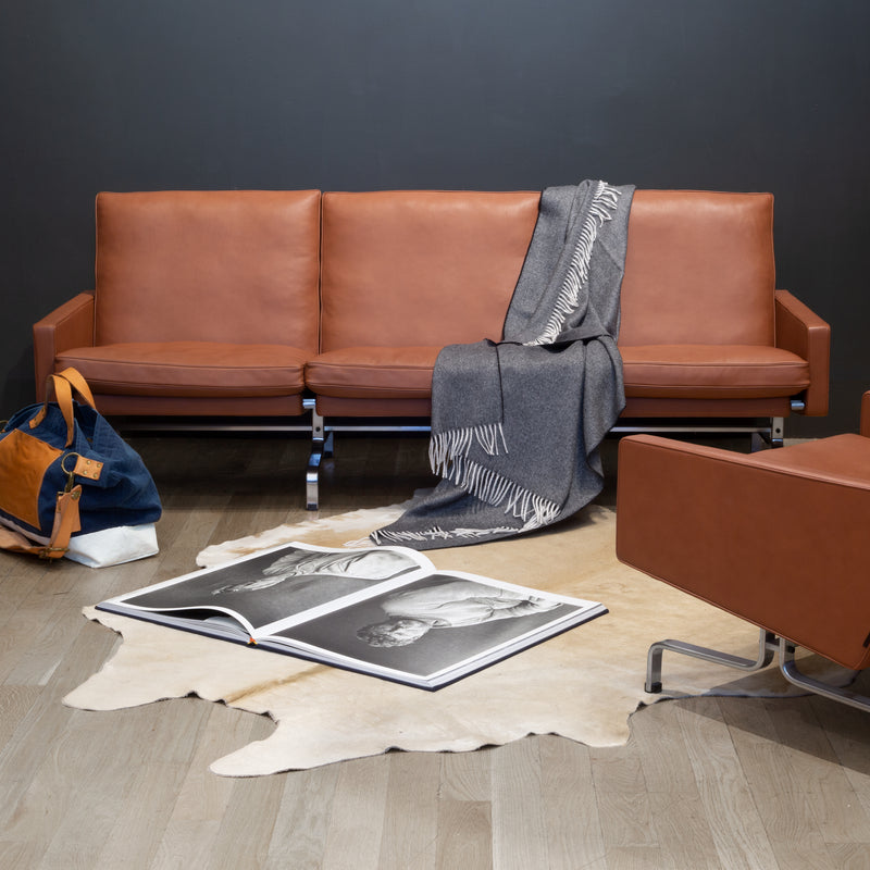 Fritz Hansen PK31/3 Leather Sofa