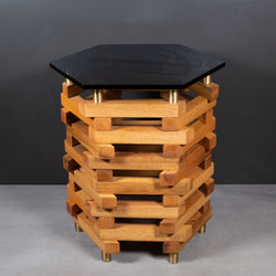 Split Rail Side Table-Like New