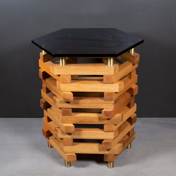 Split Rail Side Table-Like New