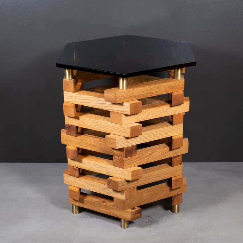 Split Rail Side Table-Like New