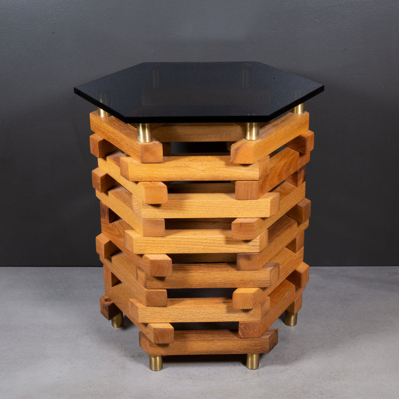 Split Rail Side Table-Like New