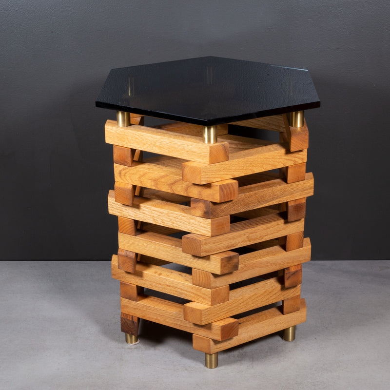 Split Rail Side Table-Like New