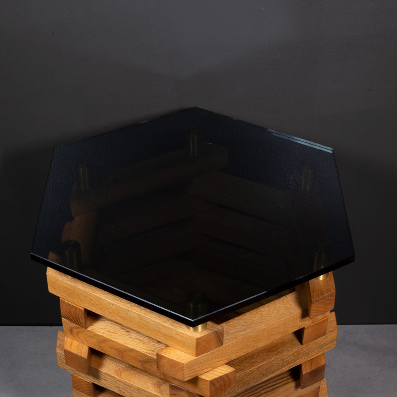 Split Rail Side Table-Like New