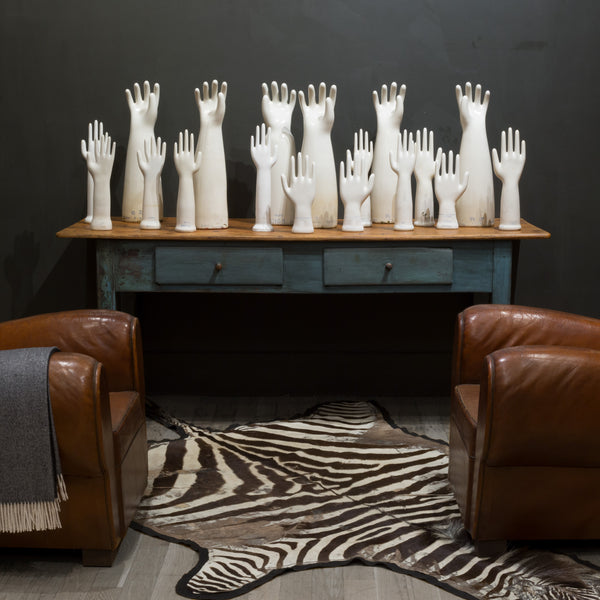 Vintage Glazed Porcelain Factory Rubber Glove Molds c.1987-Price per piece