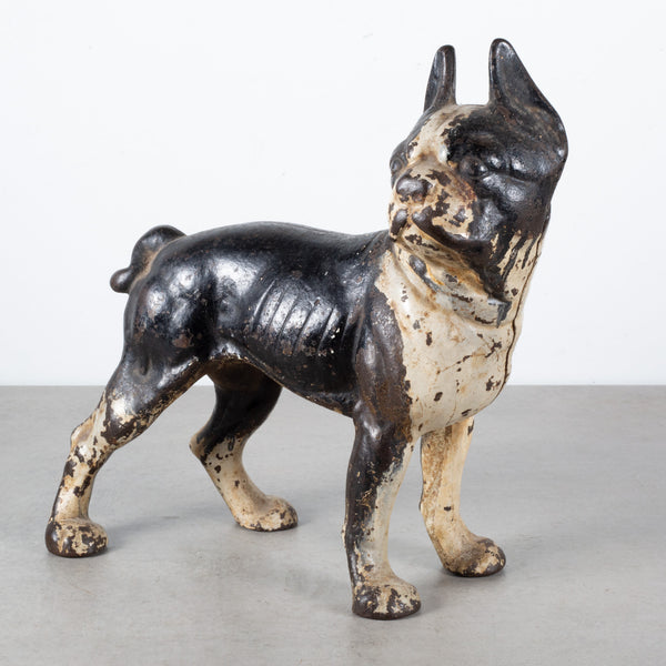 Cast Iron Boston Terrier Doorstop by Hubley c.1910-1940