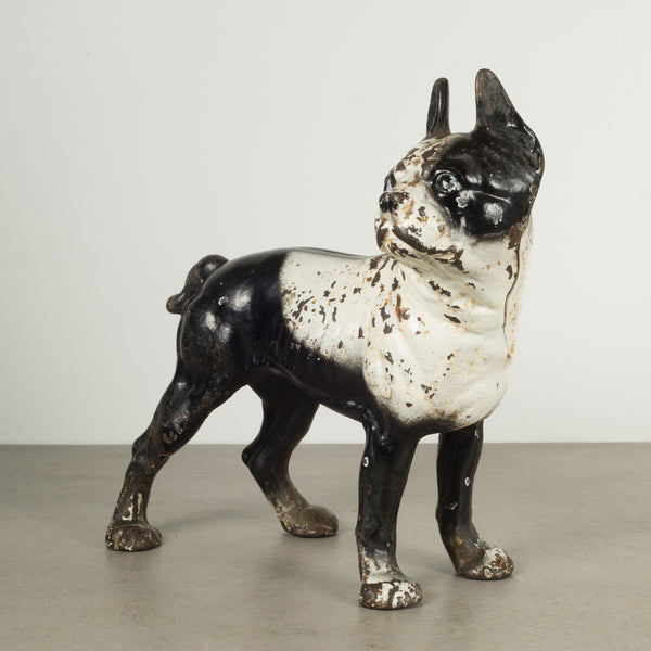 Cast Iron Boston Terrier Doorstop by Hubley c.1910-1940