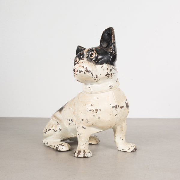 Cast Iron French Bulldog Doorstop by Hubley c.1910-1940