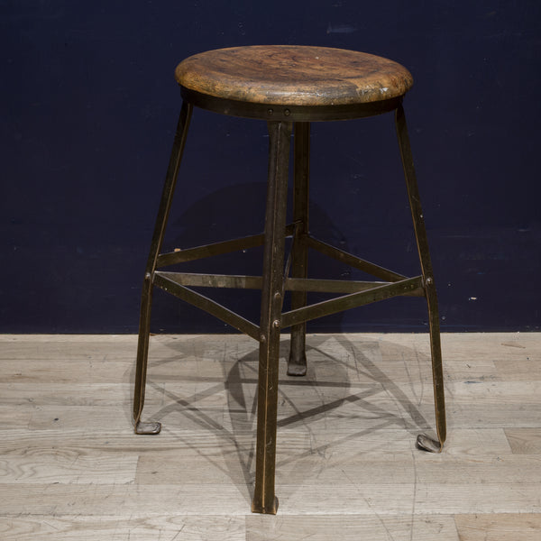 Depression Era Factory Stool c.1930