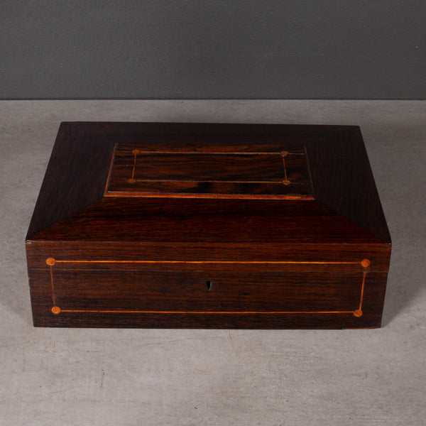 19th c. Shaker Inlay Sewing Box c.1800s