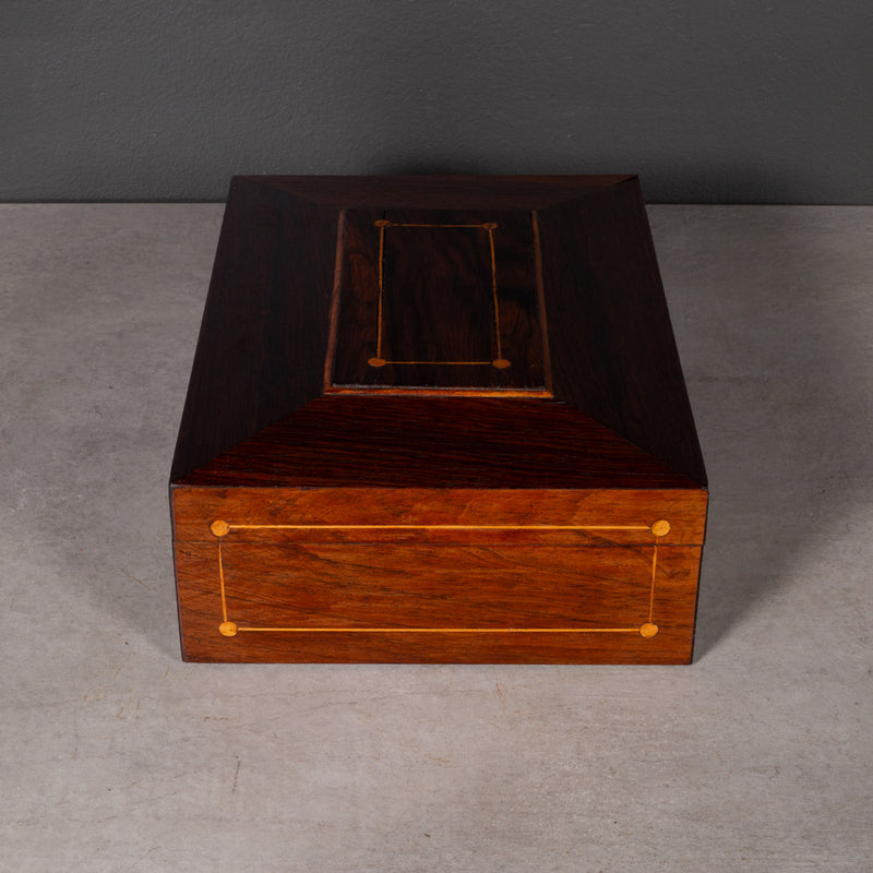 19th c. Shaker Inlay Sewing Box c.1800s