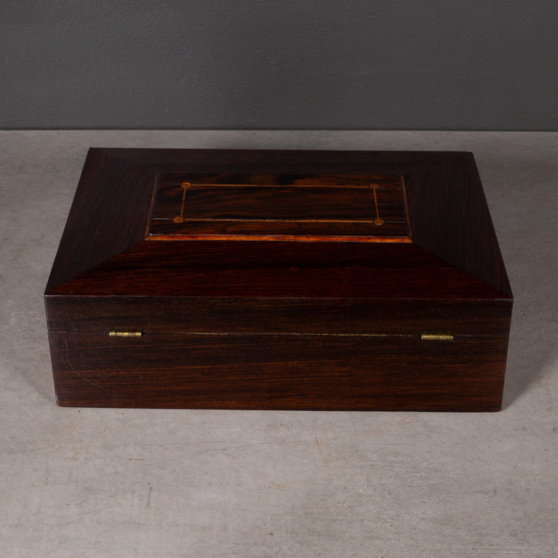 19th c. Shaker Inlay Sewing Box c.1800s
