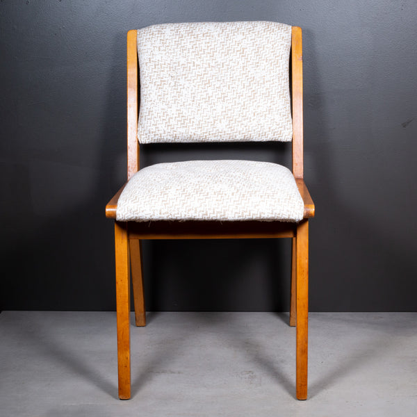 Jens Risom Model 666 for Knoll Reupholstered Side Chairs c.1941