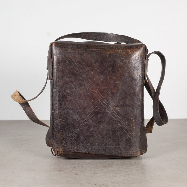 Handmade Leather Mexican Carrying Case c.1900-1940