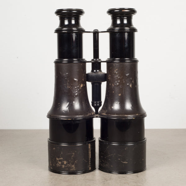 19th c. Expandable Leather Wrapped Binoculars c.1880