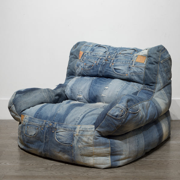 Custom Levi's Denim Store Prop Chair c.1990
