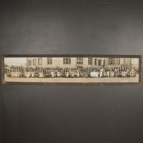 Early 20th c. Lowell High School Panoramic Photo c.1924