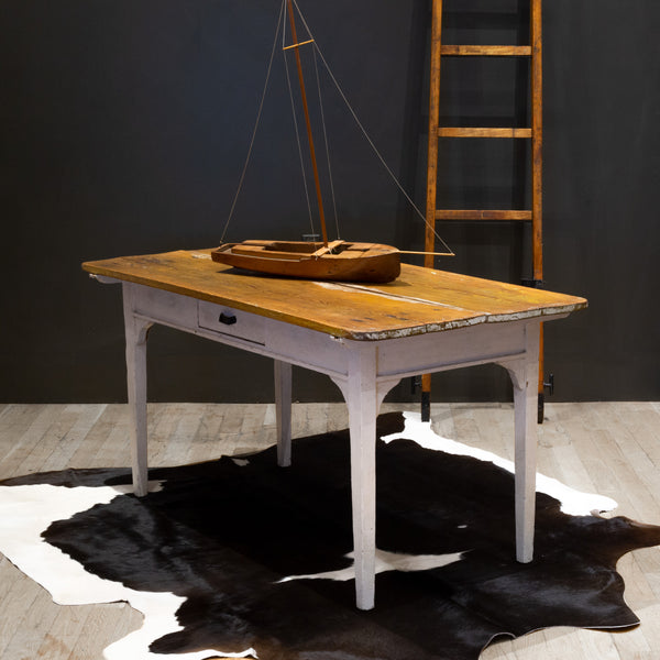 Mid 19th c. Primitive Mexican Mennonite Farmhouse Table c.1850