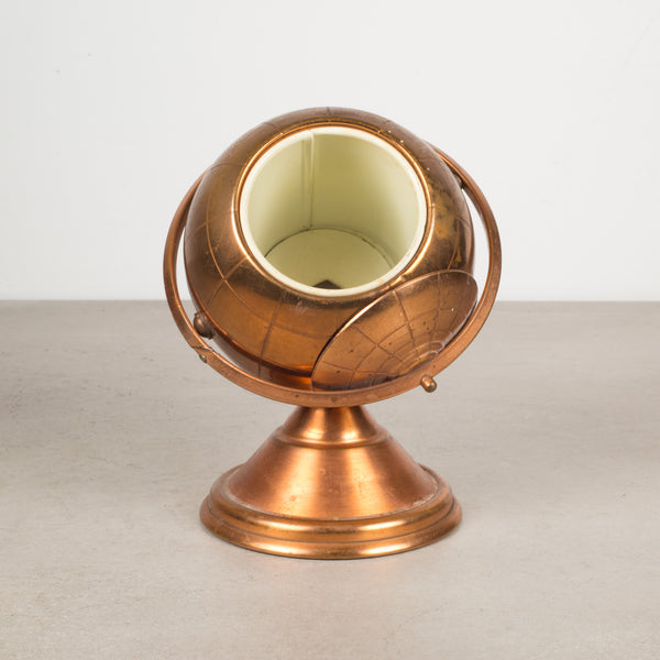 Mid-Century Copper Globe Cigarette Holder c.1960