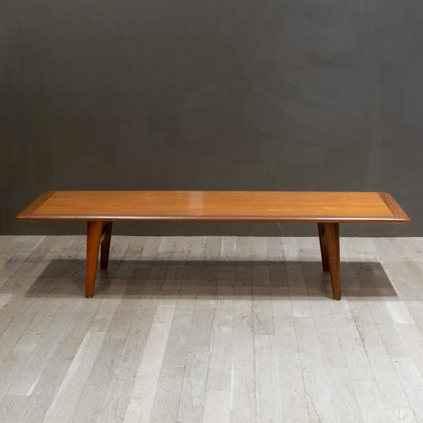 Mid-century Aase Molle & Traevarefabrik Teak and Walnut Coffee Table c.1960