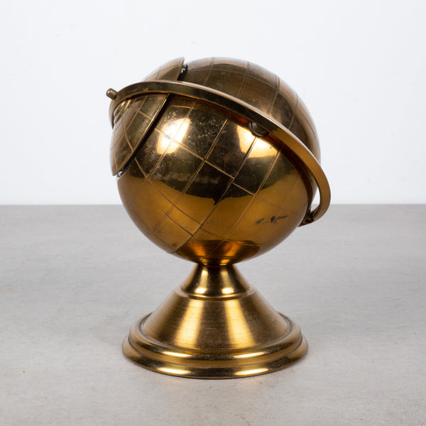 Mid-century Brass Globe Cigarette Holder c.1960