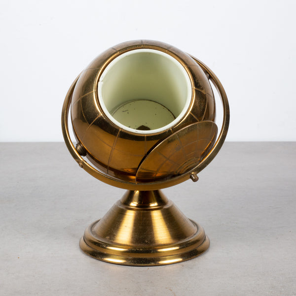 Mid-century Brass Globe Cigarette Holder c.1960