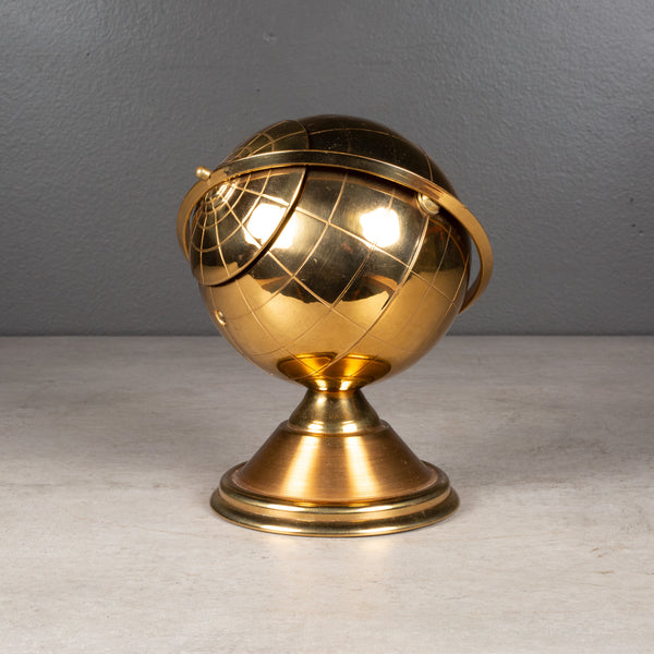Mid-century Brass Globe Ashtray c.1960