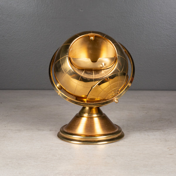 Mid-century Brass Globe Ashtray c.1960