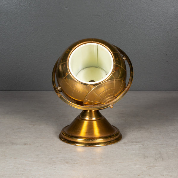 Mid-century Brass Globe Cigarette Holder c.1960