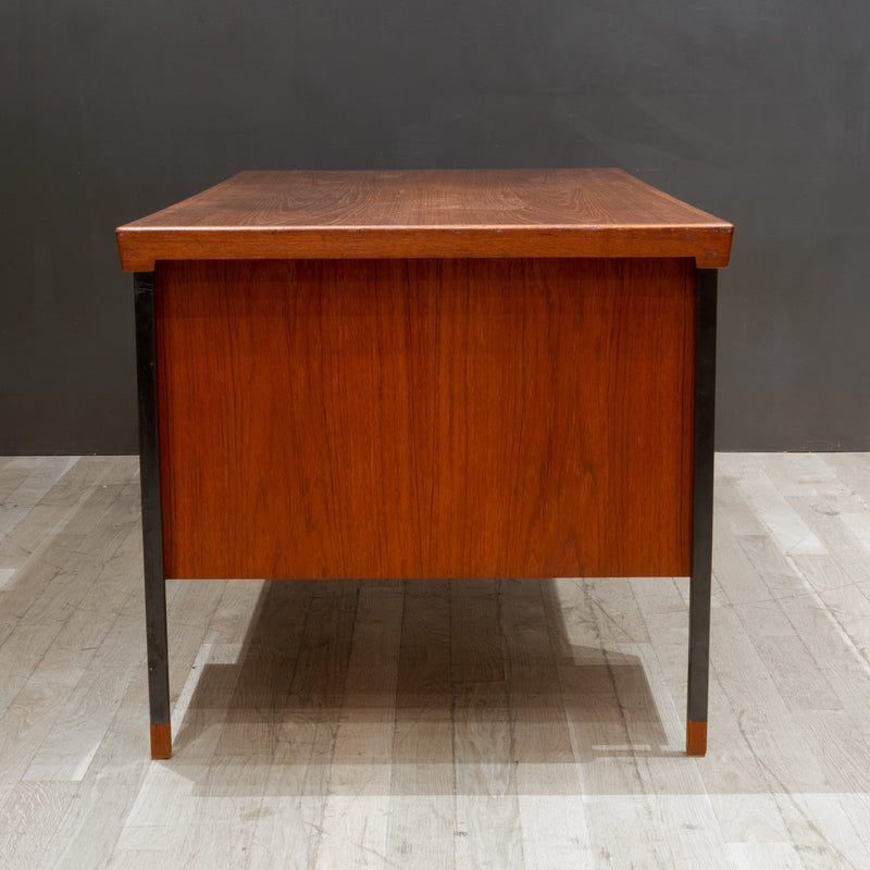Mid-century Teak Desk by Peter Hvidt & Orla Mølgaard-Nielsen for Søborg Møbelfabrik, Denmark c.1950