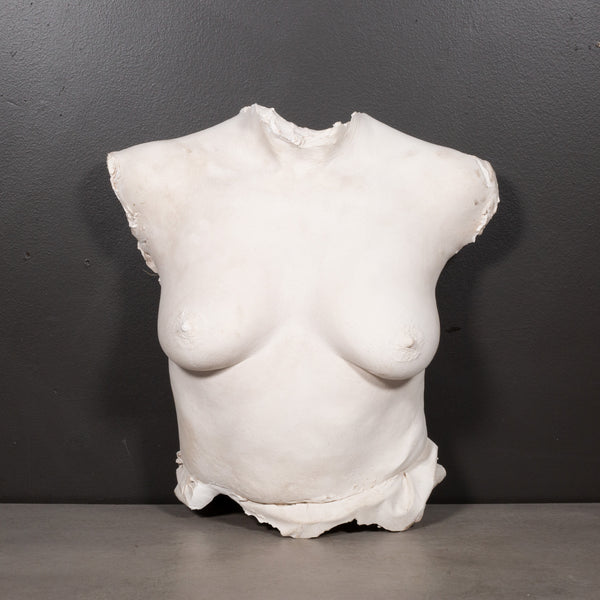 Mid-century Plaster Cast Female Torso Sculpture c.1950