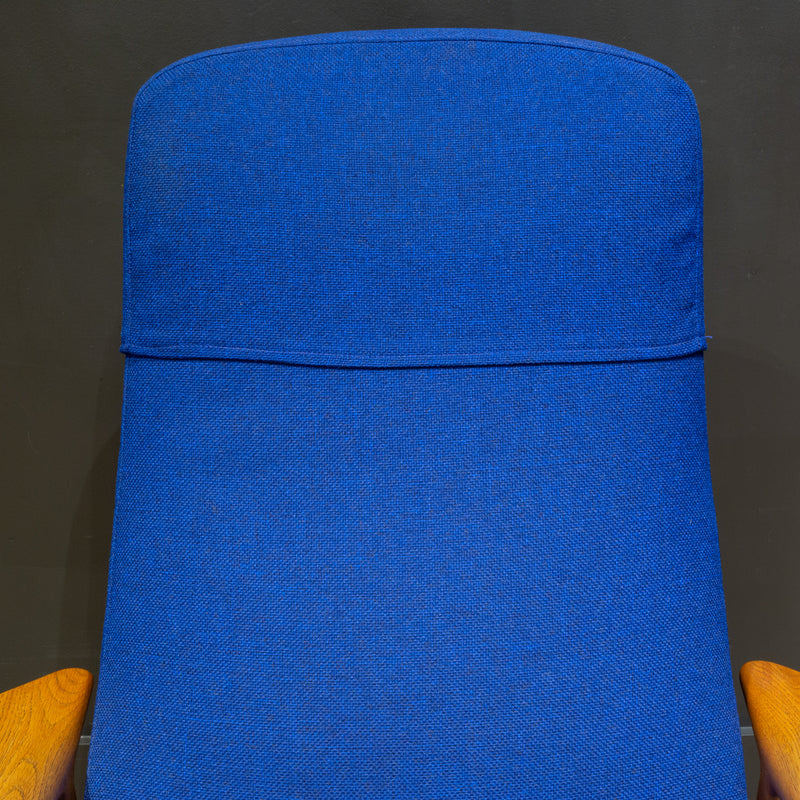 Pair of Midcentury Folke Ohlsson for DUX Reclining Lounge Chairs and Adjustable Ottomans c.1960